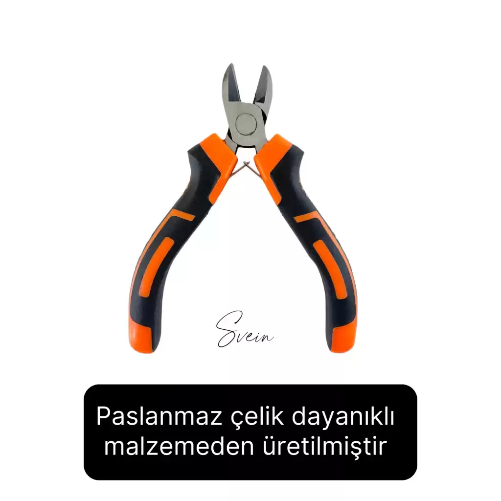 Premium Mini 4lü Karga Burun Yan Keski Kıvırma Pense Seti Hobi Bijuteri Takı Yapım El Aleti Çelik
