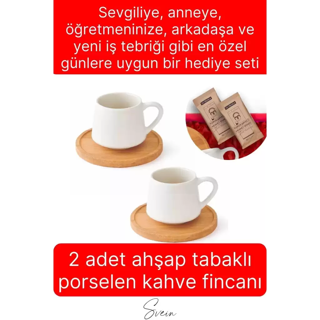 Deluxe Sevgililer Günü Anneler Günü Özel Kutulu Porselen Kahve Fincanı Kar Küresi Mum Hediye Seti