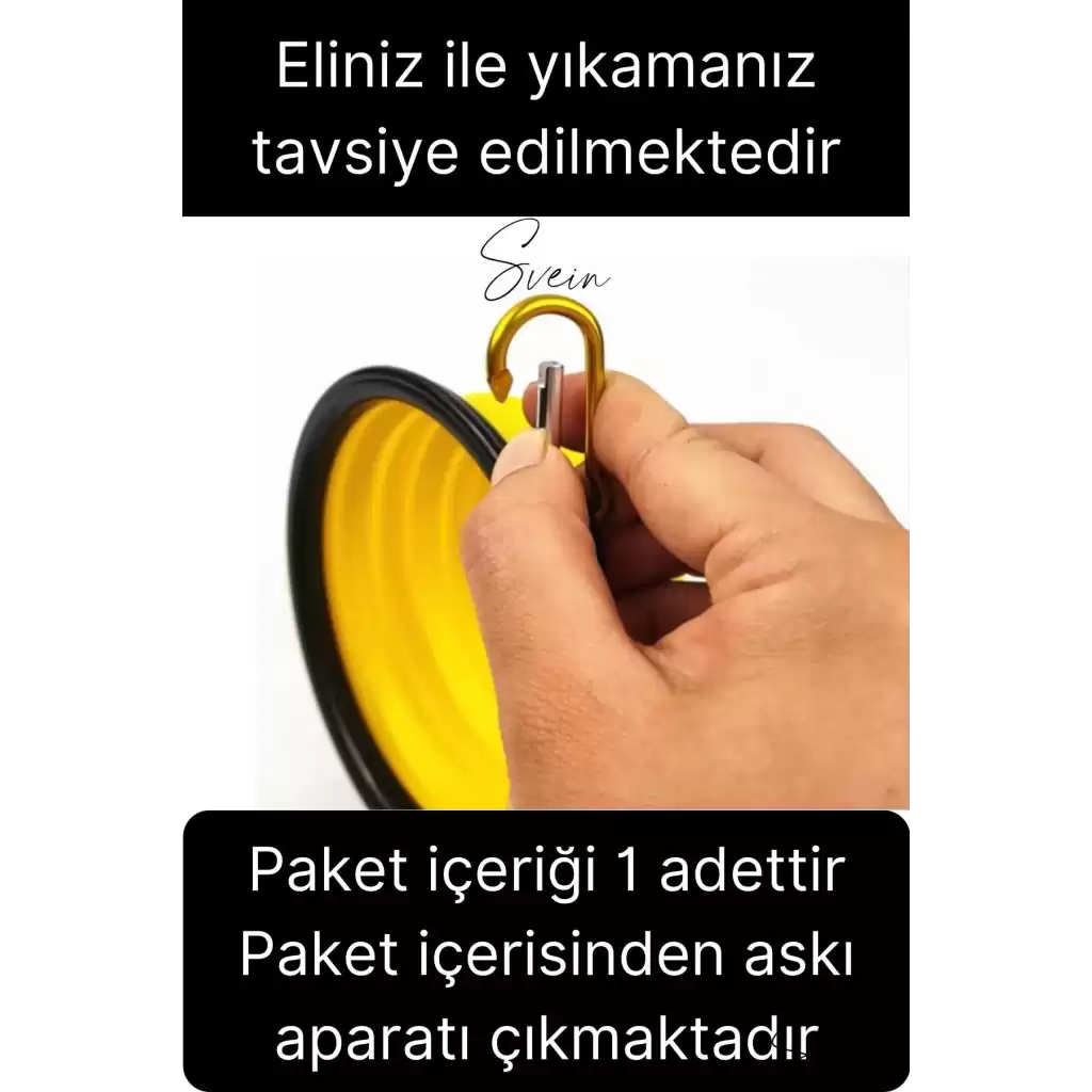 Taşınabilir Katlanabilir Seyahat Tipi Çok Amaçlı Kedi Köpek Mama Su Kabı Silikon Evcil Hayvan