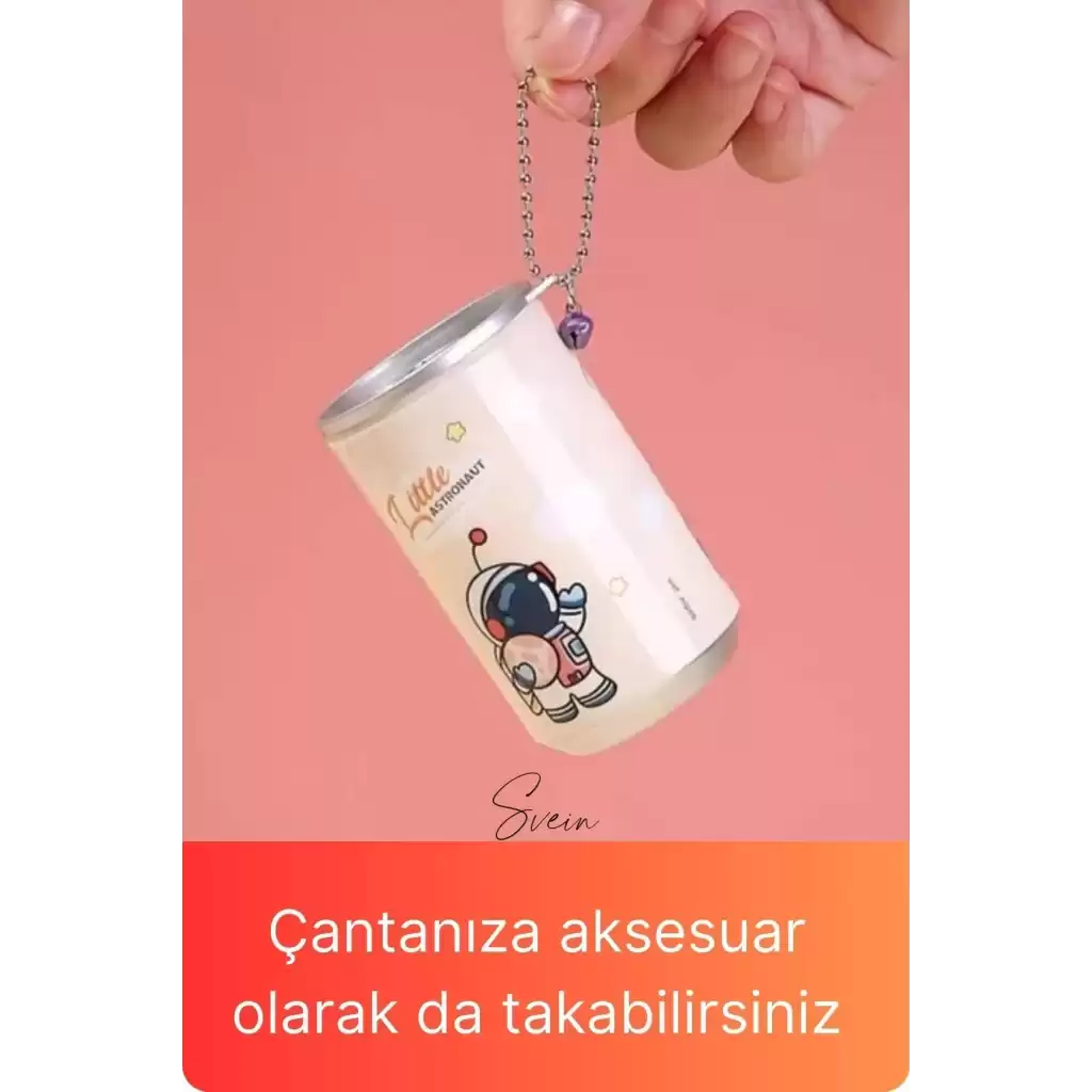 4lü Fenomen Sevimli Teneke Kutu Görünümlü Islak Mendil Saklama Kutusu Kabı Anahtarlık Çanta Süsü