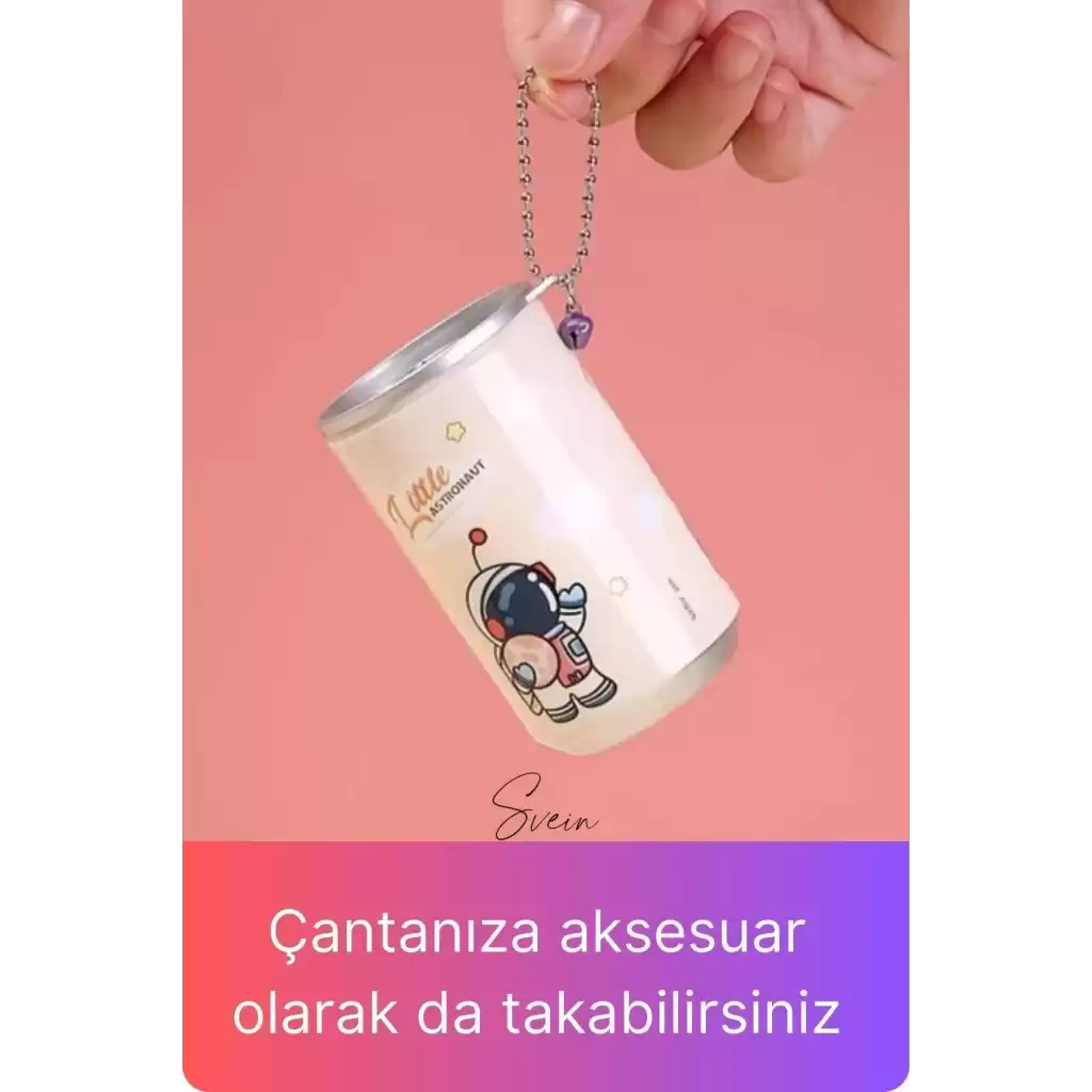 10lu Fenomen Sevimli Teneke Kutu Görünümlü Islak Mendil Saklama Kutusu Kabı Anahtarlık Çanta Süsü