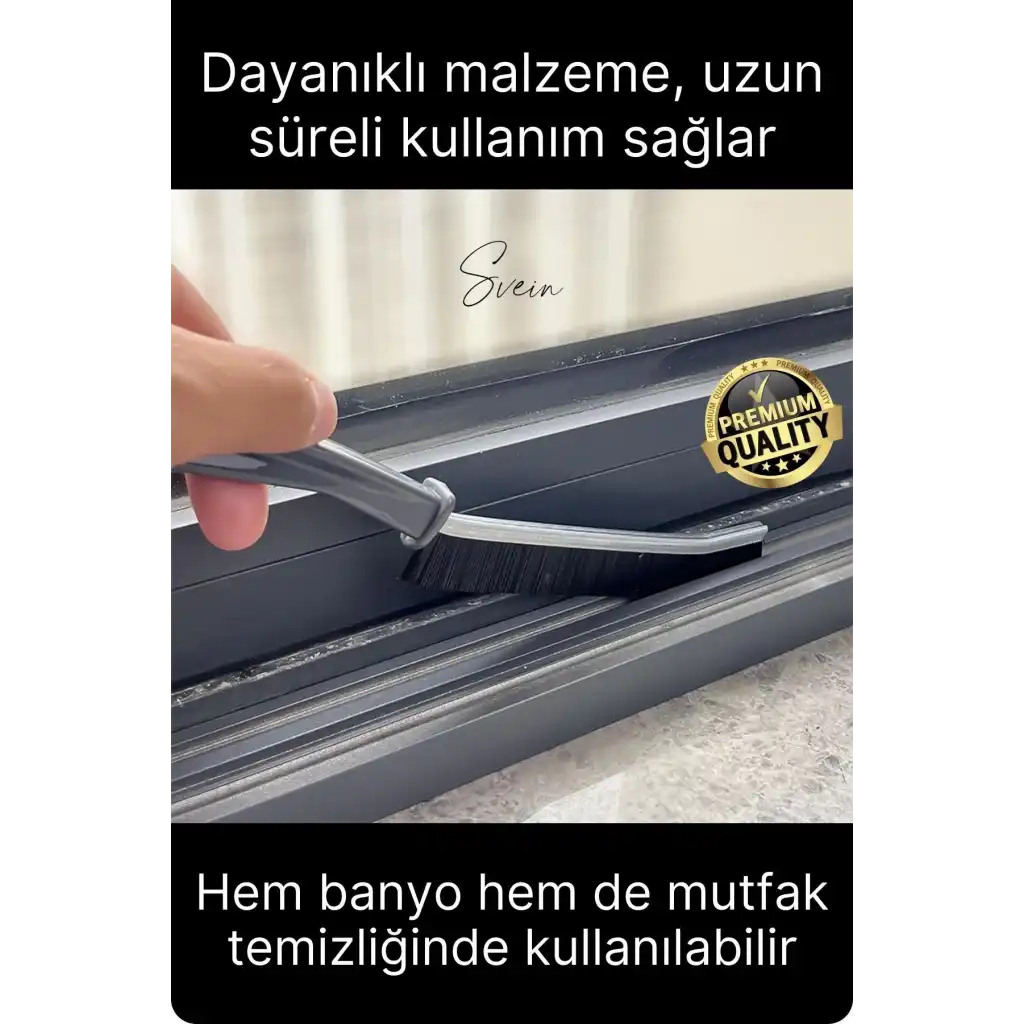 5 Adet Çok Amaçlı Multi İnce Temizlik Fırçası Derz Arası Banyo Mutfak Lavabo Detay Temizleme Aracı