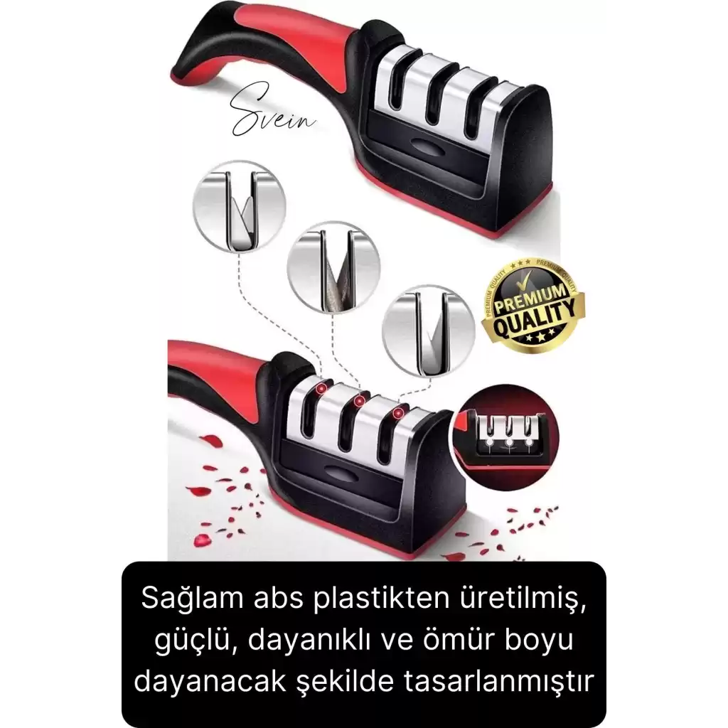 Profesyonel Bileme Aleti 3 Açılı Aşamalı Çok Fonksiyonlu Elmas Seramik Tungsten Çelik El Bıçakları