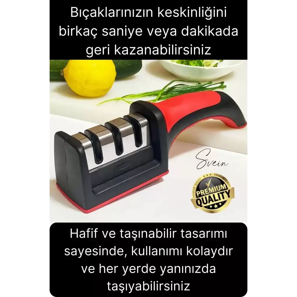 Profesyonel Bileme Aleti 3 Açılı Aşamalı Çok Fonksiyonlu Elmas Seramik Tungsten Çelik El Bıçakları