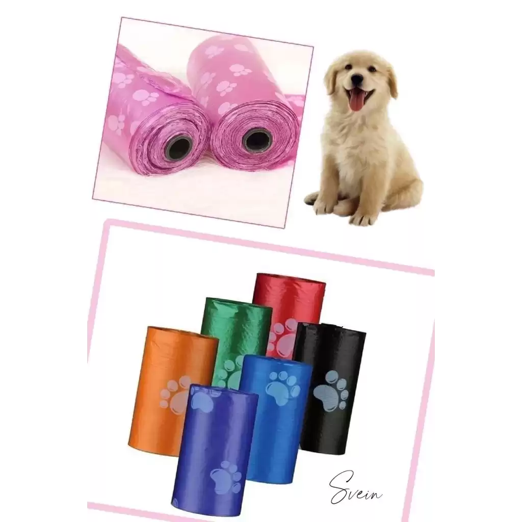 20 Adet Pratik Kutulu Askılı Taşınabilir Kedi Köpek Evcil Hayvan Kaka Dışkı Torbası 20 Poşet Yedek