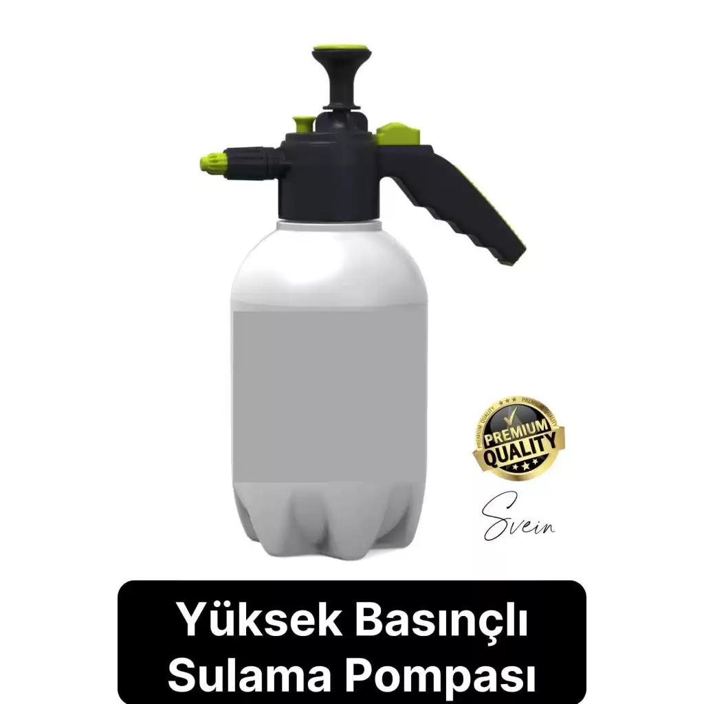 Premium 2 tl Basınçlı Ayarlı Fonksiyonel Bitki İlaçlama Sulama Su Püskürtücü Sprey Araba Oto Yıkama