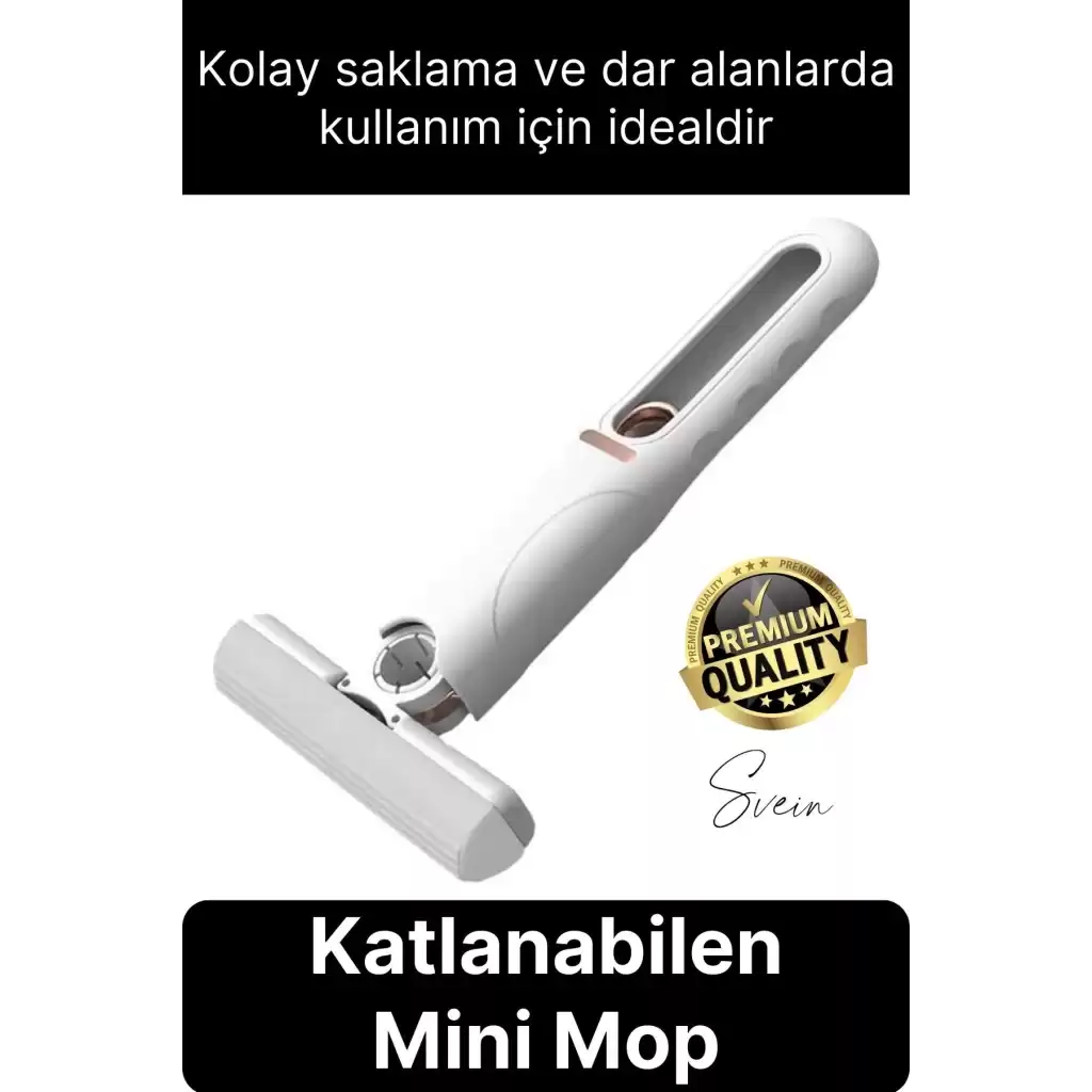 Premium Mini Kelebek Mop Portatif Temizlik Seti Pratik Cam Yüzey Silme Aparatı Taşınabilir Küçük