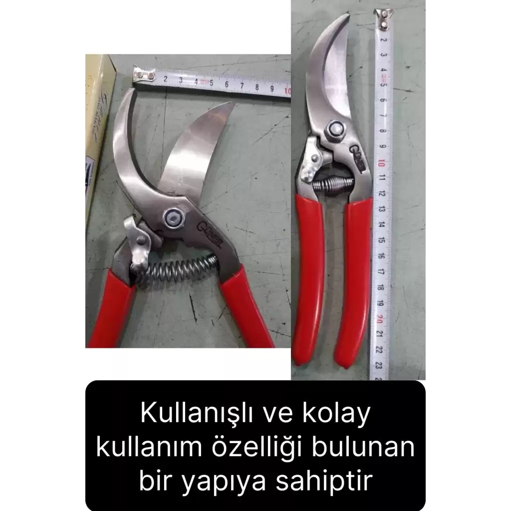 Özel Üretim Premium Bağ Ağaç Budama Makası Üzüm Bahçe Çiçek Gül Bitki Narenciye Eğri Dal Kesme Aleti
