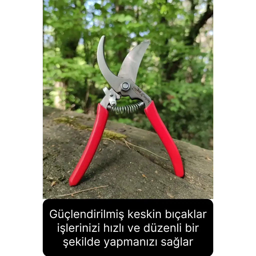 Özel Üretim Premium Bağ Ağaç Budama Makası Üzüm Bahçe Çiçek Gül Bitki Narenciye Eğri Dal Kesme Aleti