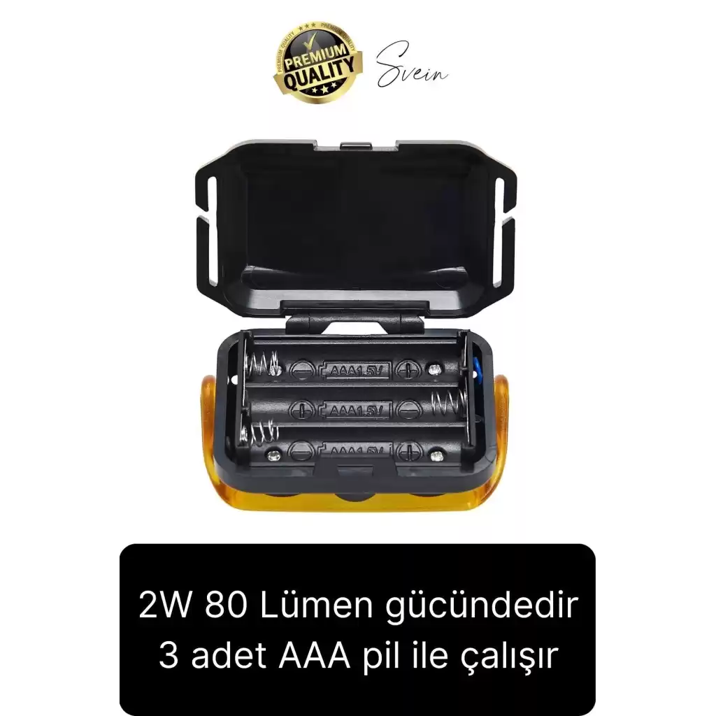 Premium Led Kafa Lambası Cob 80 Lümen Güçlü Aydınlatma Kamp Spor Tamirat Outdoor Ayarlı Fonksiyonel