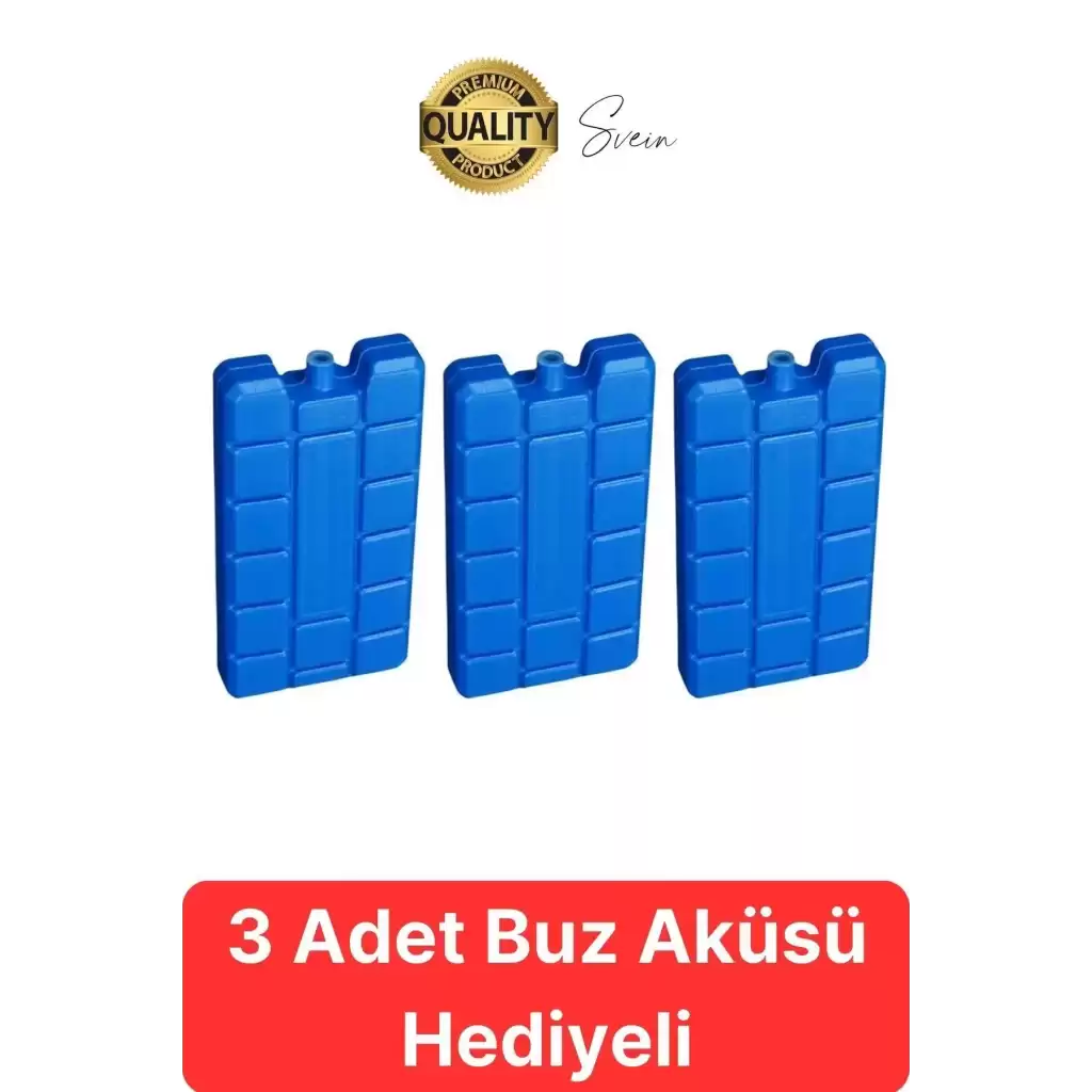Premium Soğuk Sıcak Termal Piknik Kamp Çantası Yemek Taşıma Yalıtımlı Piknik Termos Buz Aküsü Hediye