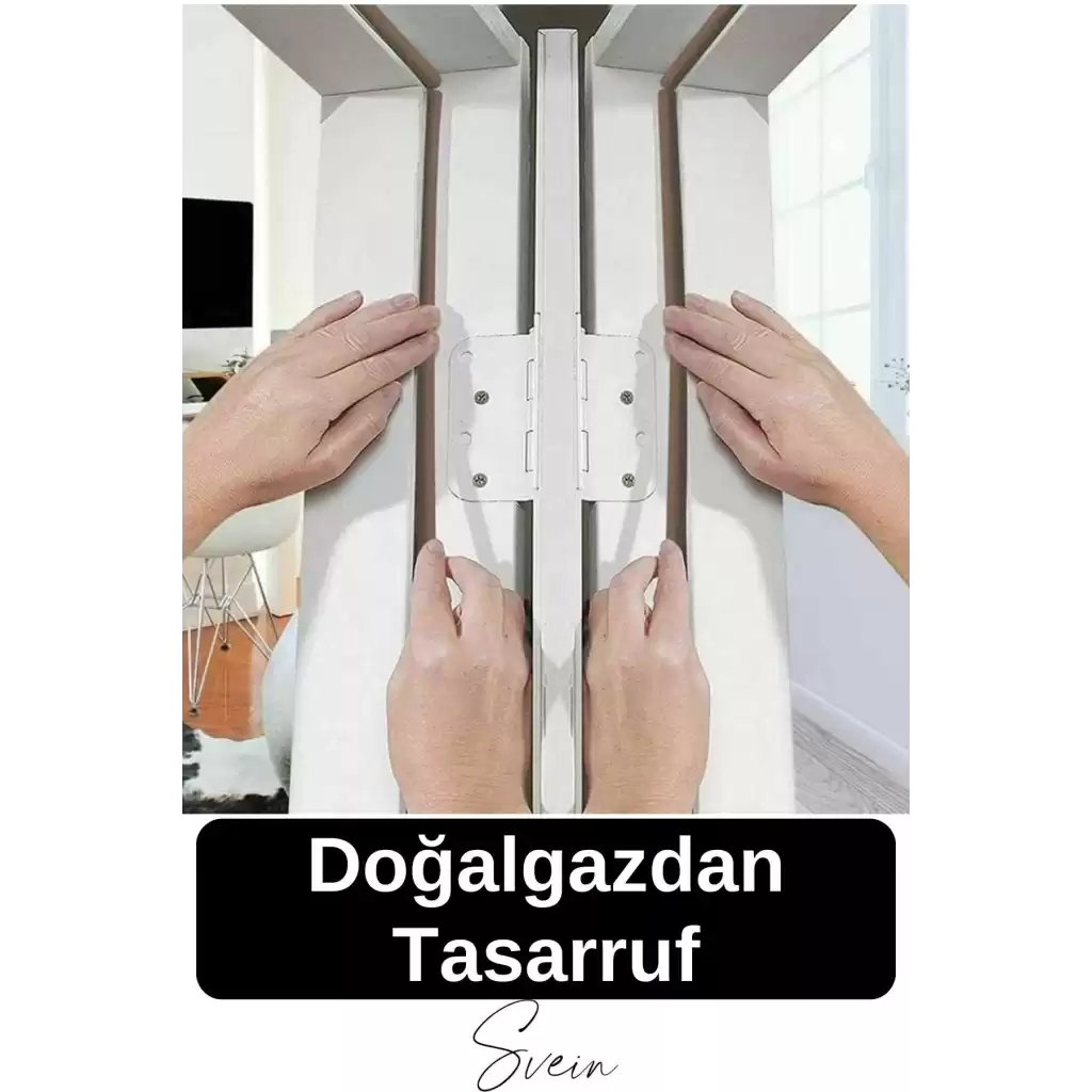 Premium Kapı Pencere Soğuk Toz Geçirmez İzolasyon Fitili Kendinden Yapışkanlı Isı Yalıtım 2x5=10 mt