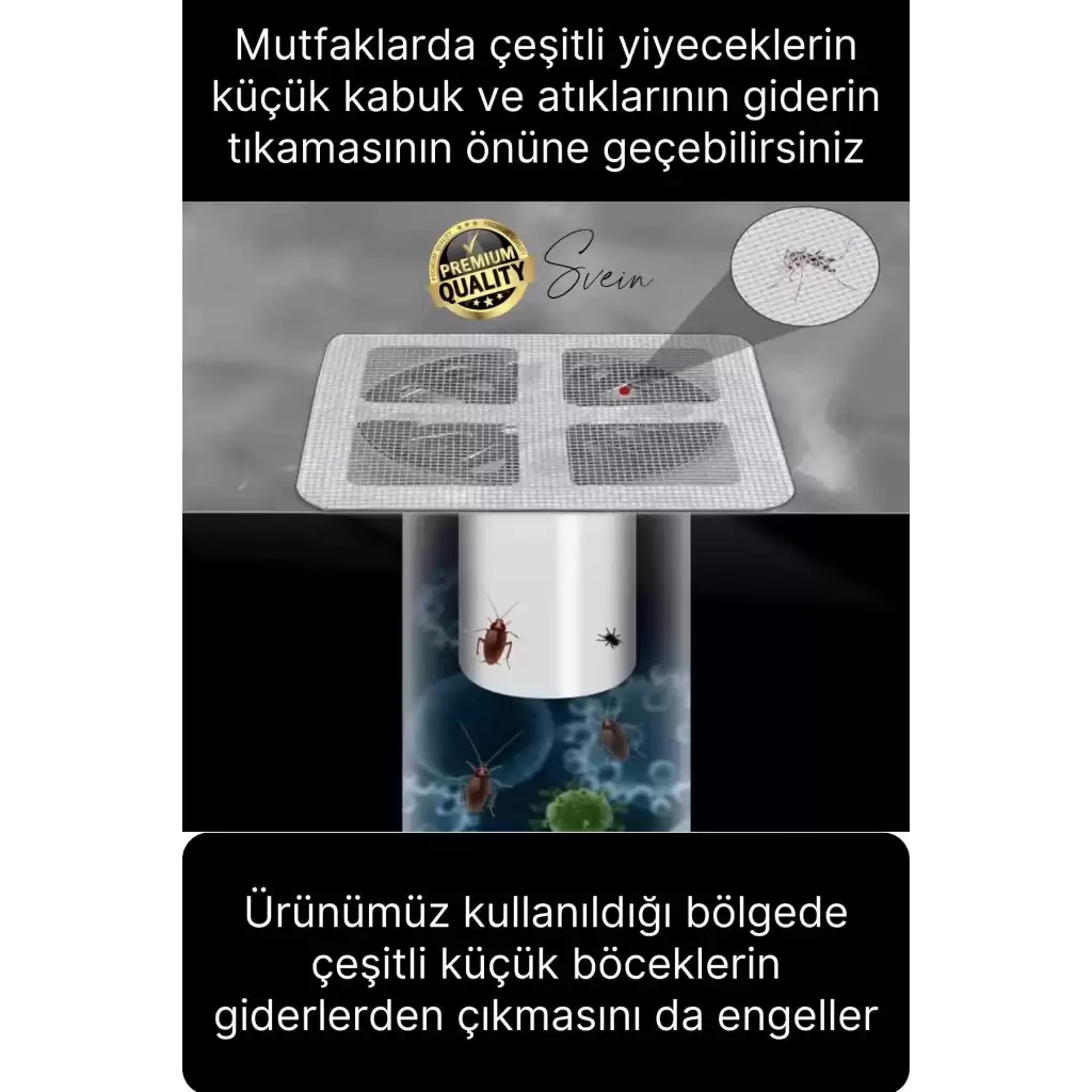 20 Adet Kullan At Yapışkanlı Banyo Duş Gider Süzgeci Saç Küvet Drenajı Tahliye Kapağı Tıkanıklık