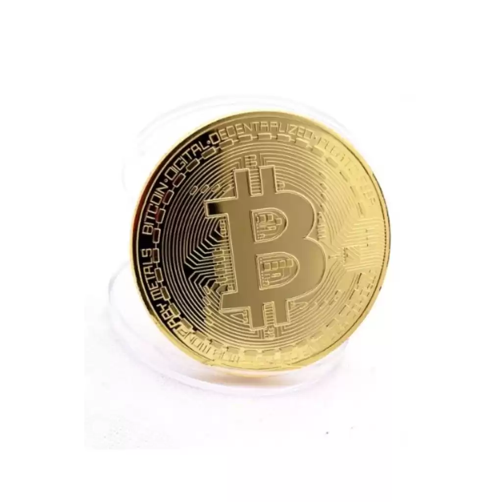 3 Adet Özel Seri Premium Bitcoin Madeni Para Kutulu Hediyelik Metal Hatıra Koleksiyon Kripto Coin
