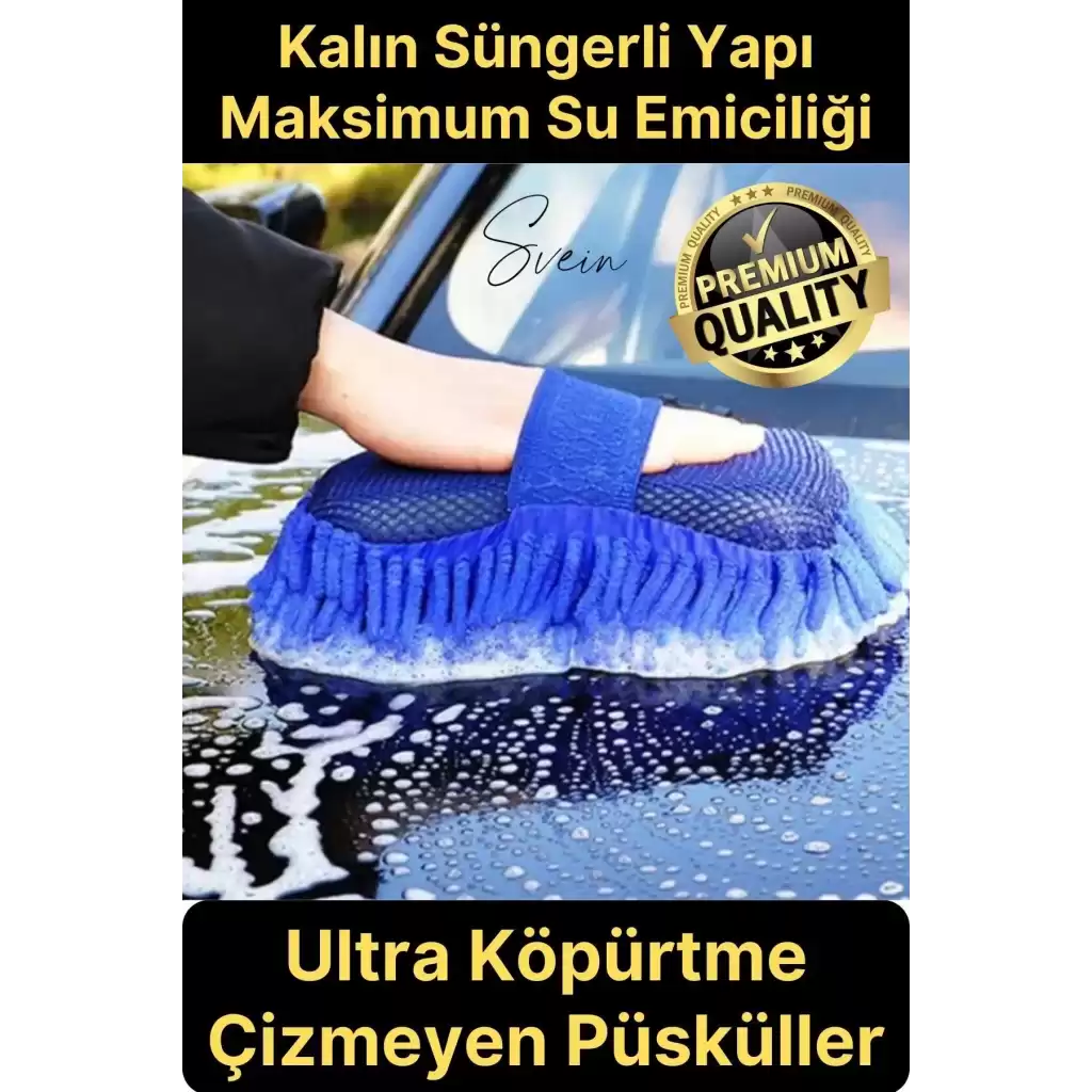 Premium Araba Yıkama Eldiveni Mikrofiber Hassas Kurulama Cila Çok Amaçlı Oto Çizmez İç Dış Köpürtme