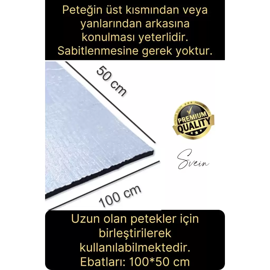 1 Adet Petek Arkası 1 Cm Isı Yalıtım Levhası Radyatör İzolasyon Kalorifer Ev Ofis Tasarruf Arkalığı