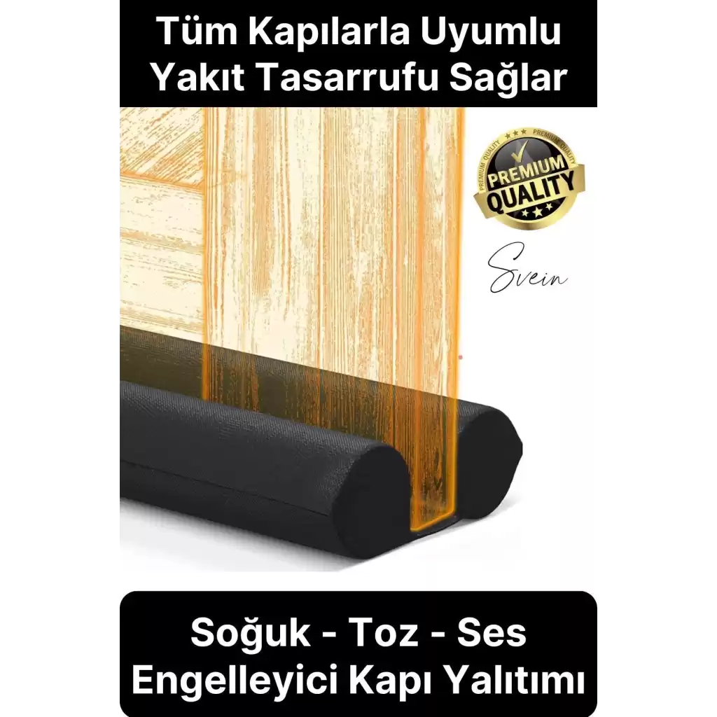 Pratik Yakıt Tasarrufu Kapı Altı Isı Yalıtım Çift Taraflı Rüzgar Toz Soğuk Önleyici Süngeri Stoper