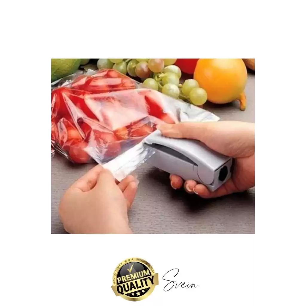 Plastik Poşet Kapatıcı Mühürlü Gıda Sızdırmaz Ambalaj Makinesi Atıştırmalık Paketlik Klipsli Saklama