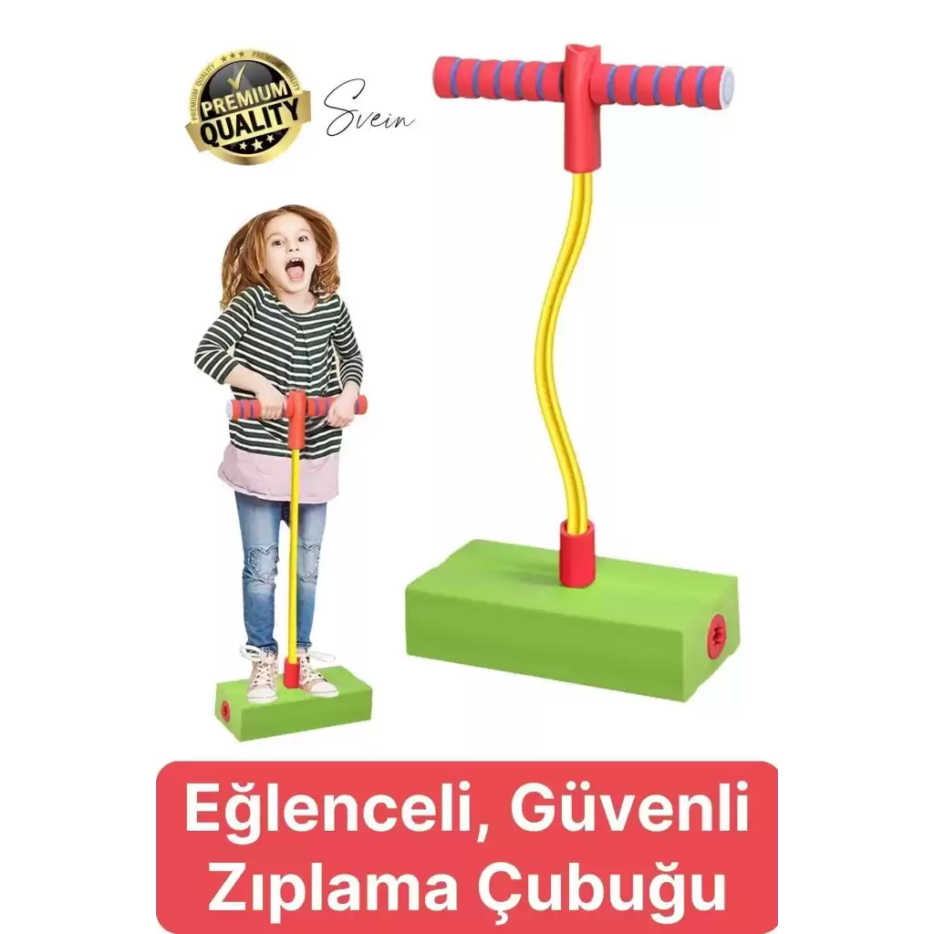 Çocuklar İçin Zıplama Çubuğu Köpük Pogo Jumper Eğlenceli Güvenli Sopa Dayanıklı Atlama Direk Spor