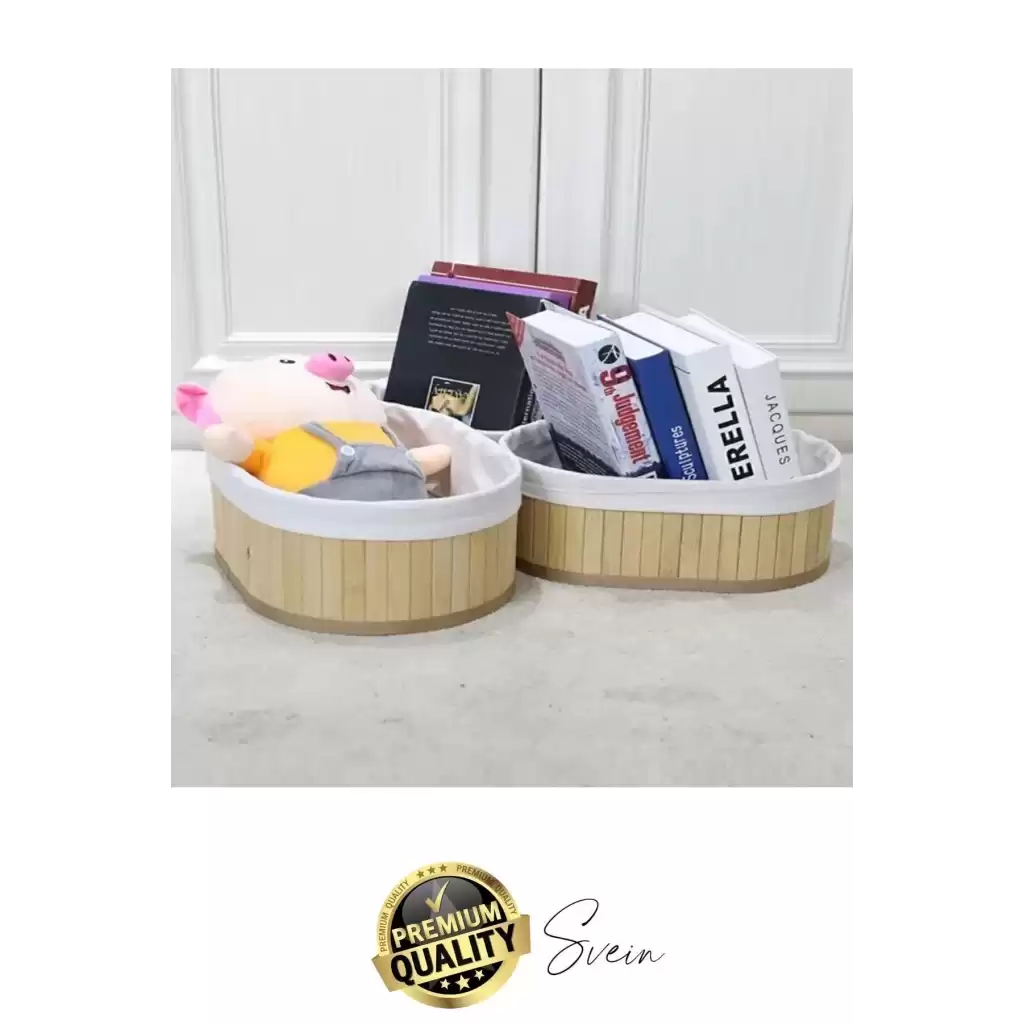 3lü Çok Amaçlı Bambu Düzenleyici Banneton Örtülü Sepet Eşya Kutusu Saklama Banyo Kozmetik Organizer