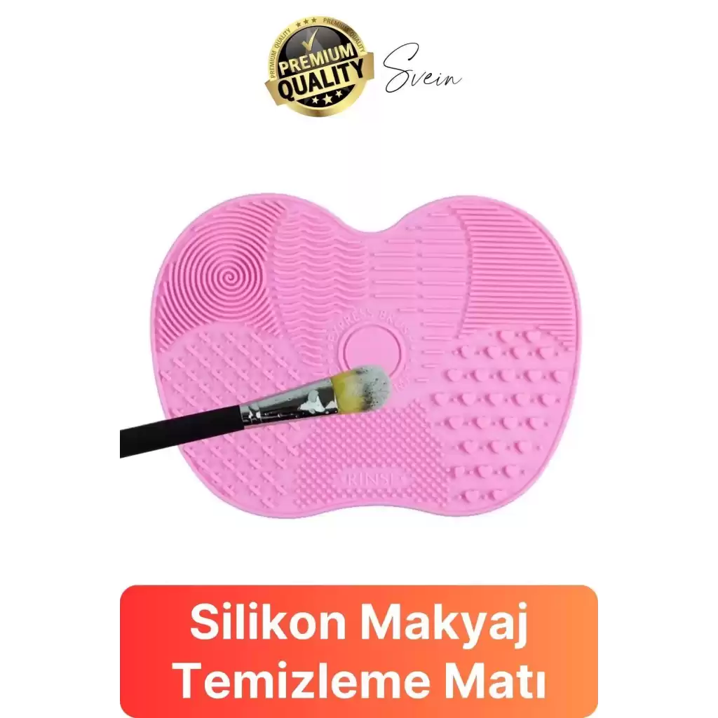 Pratik Yeni Silikon Fırça Temizleyici Kozmetik Makyaj Yıkama Jel Mat Ped Temizleme Bakım Taşınabilir