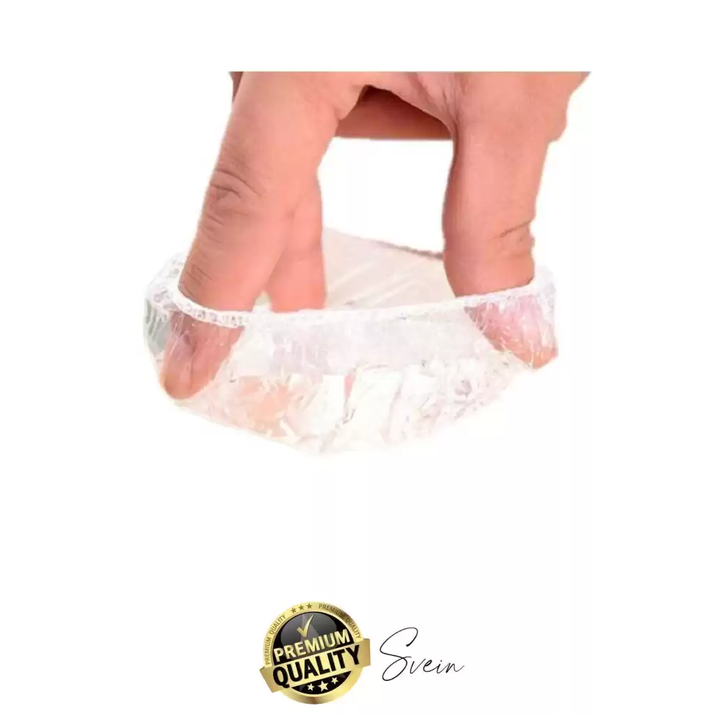 Pratik Su Geçirmez Çocuk Yetişkin Koruyucu Dayanıklı Esnek Şeffaf Uyumlu Lastikli Kulak Bonesi