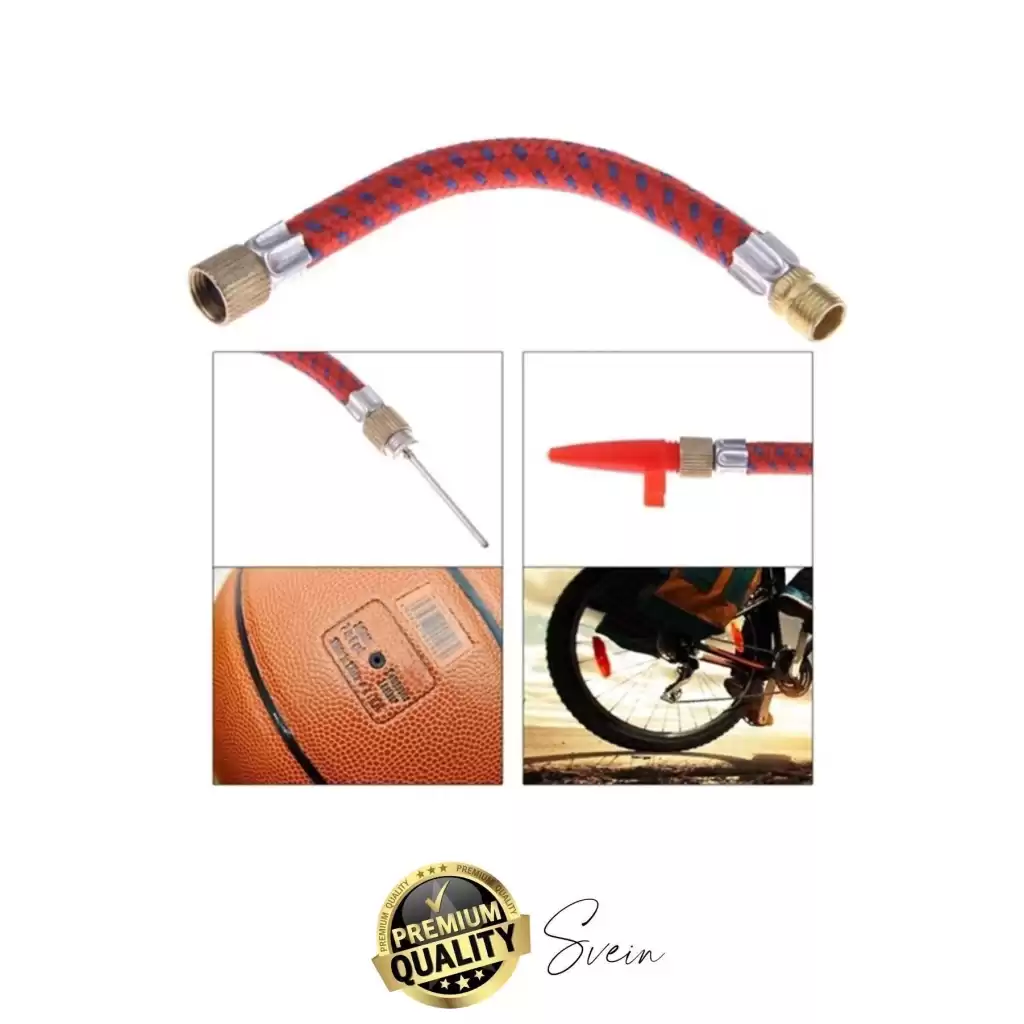 5 Parça Hava Şişirme Ucu İğnesi Aparatı Sibop Seti Spor Topu Basketbol Futbol Bisiklet Lastik Amaçlı