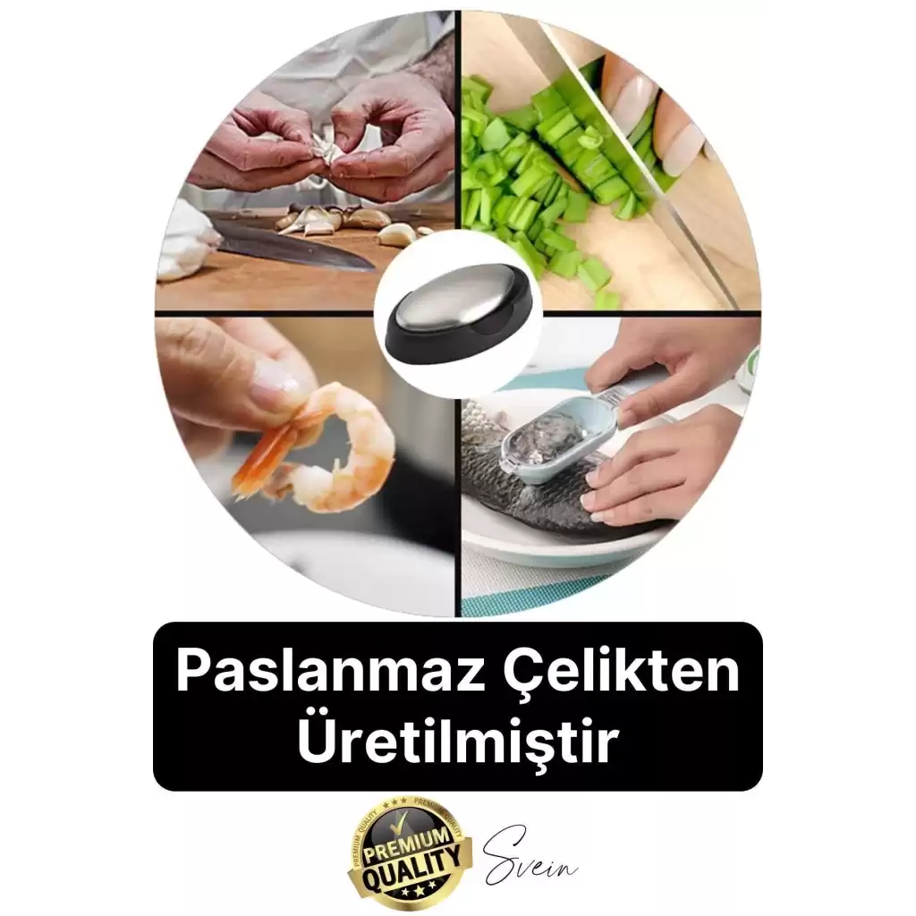 Paslanmaz Çelik Sabun Ellerden Güçlü Kötü Soğan Sarımsak Koku Giderici Temizleyici Mutfak Aletleri