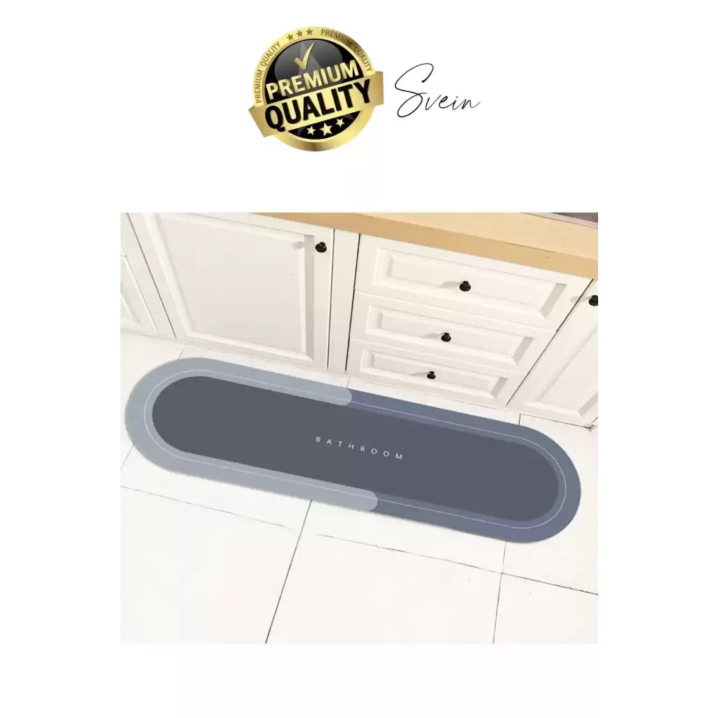 Süper Emici Uzun Büyük Boy Duş Banyo Mat Kaymaz Halı Kilim Basit Mutfak Yumuşak Kapı Küvet Ev