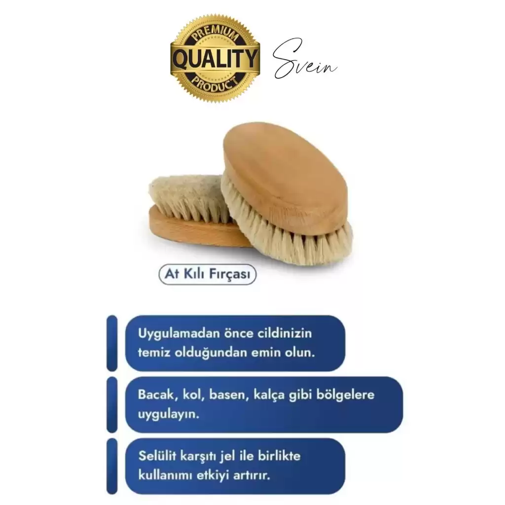 %100 Doğal At Kılı Çatlak Karşıtı Banyo Peeling Fırçası Kese Ölü Deriden Arındırır