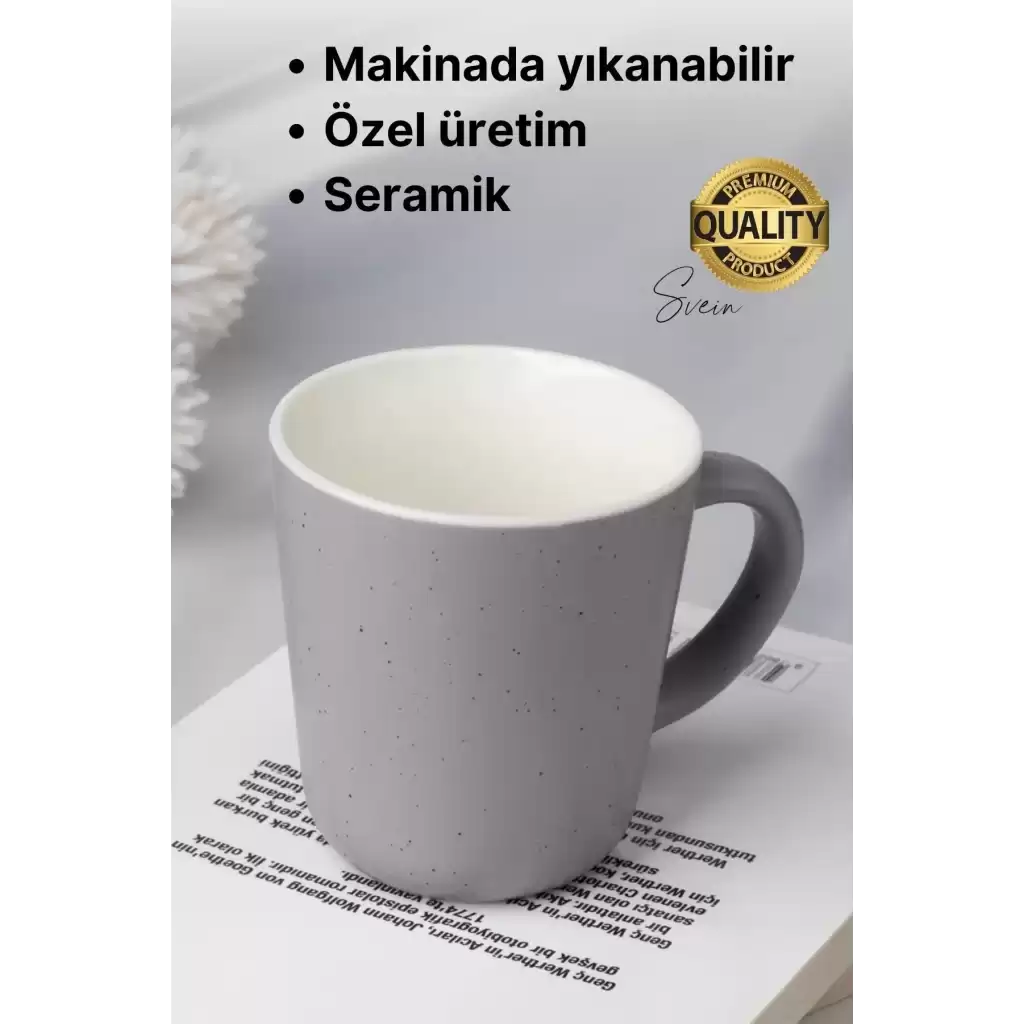 Premium Özel Üretim Seramik Kupa Bardak Dayanıklı Yıkanabilir Sıcak Soğuk Çay Kahve Gündelik Mug