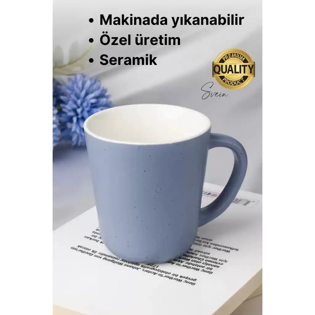 Premium Özel Üretim Seramik Kupa Bardak Dayanıklı Yıkanabilir Sıcak Soğuk Çay Kahve Gündelik Mug