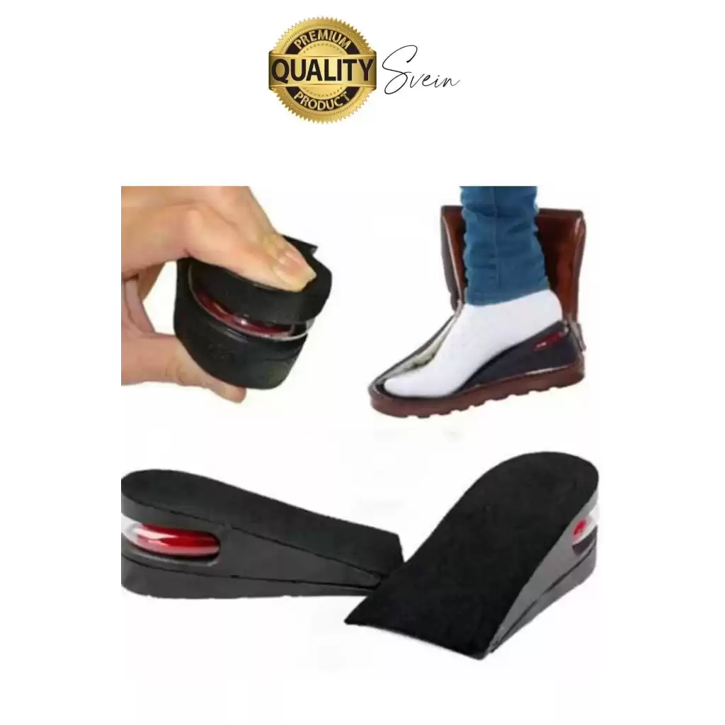 Özel Üretim 5 cm Boy Uzatan Unisex Görünmeyen Gizli Topuk Yükseltici Hava Yastıklı Destekli Tabanlık