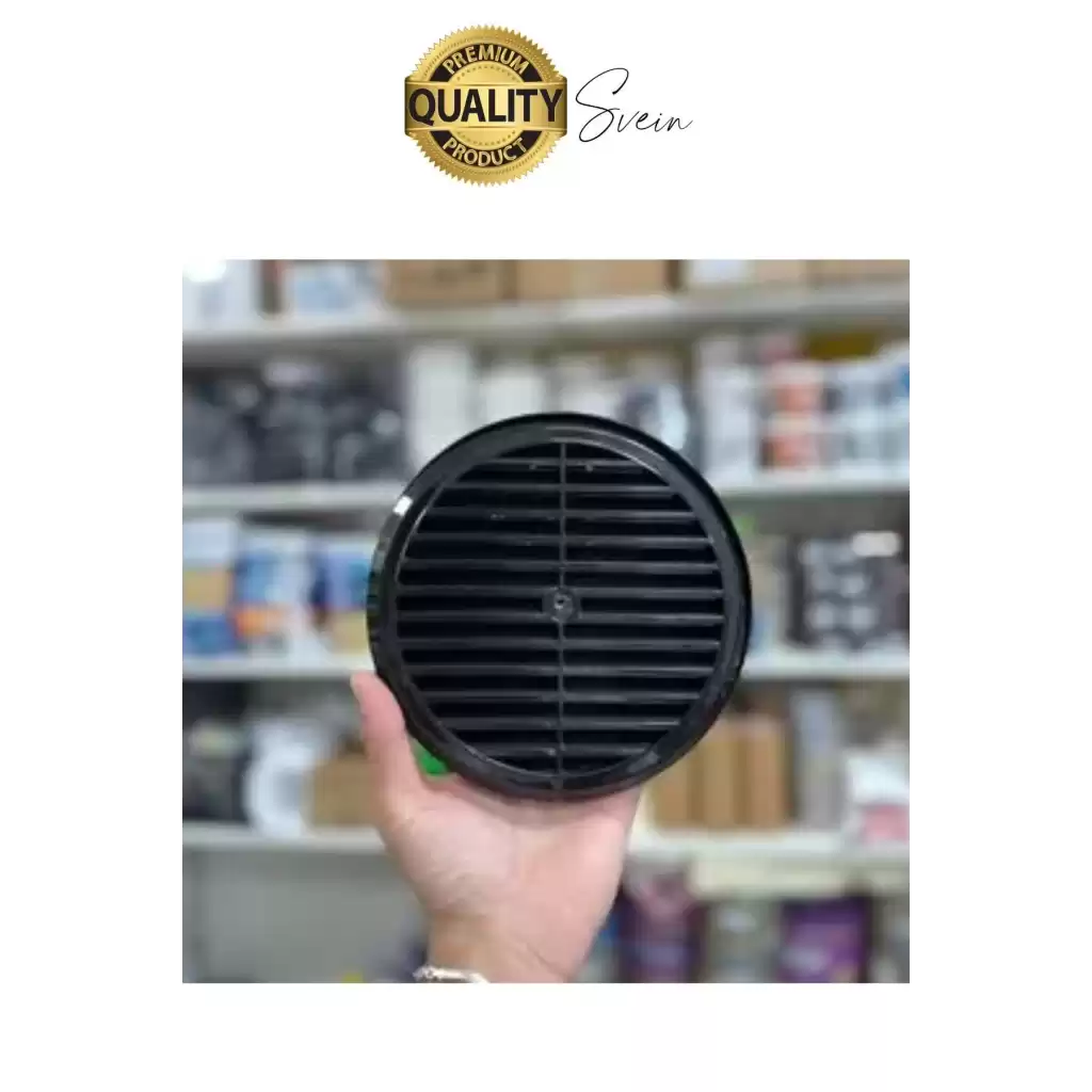 Aç Kapa Yalıtımlı Havalandırma Ayarlı 18cm Siyah Kapak Cam Menfezi Doğalgaz Boşluk Aparatı Başlık