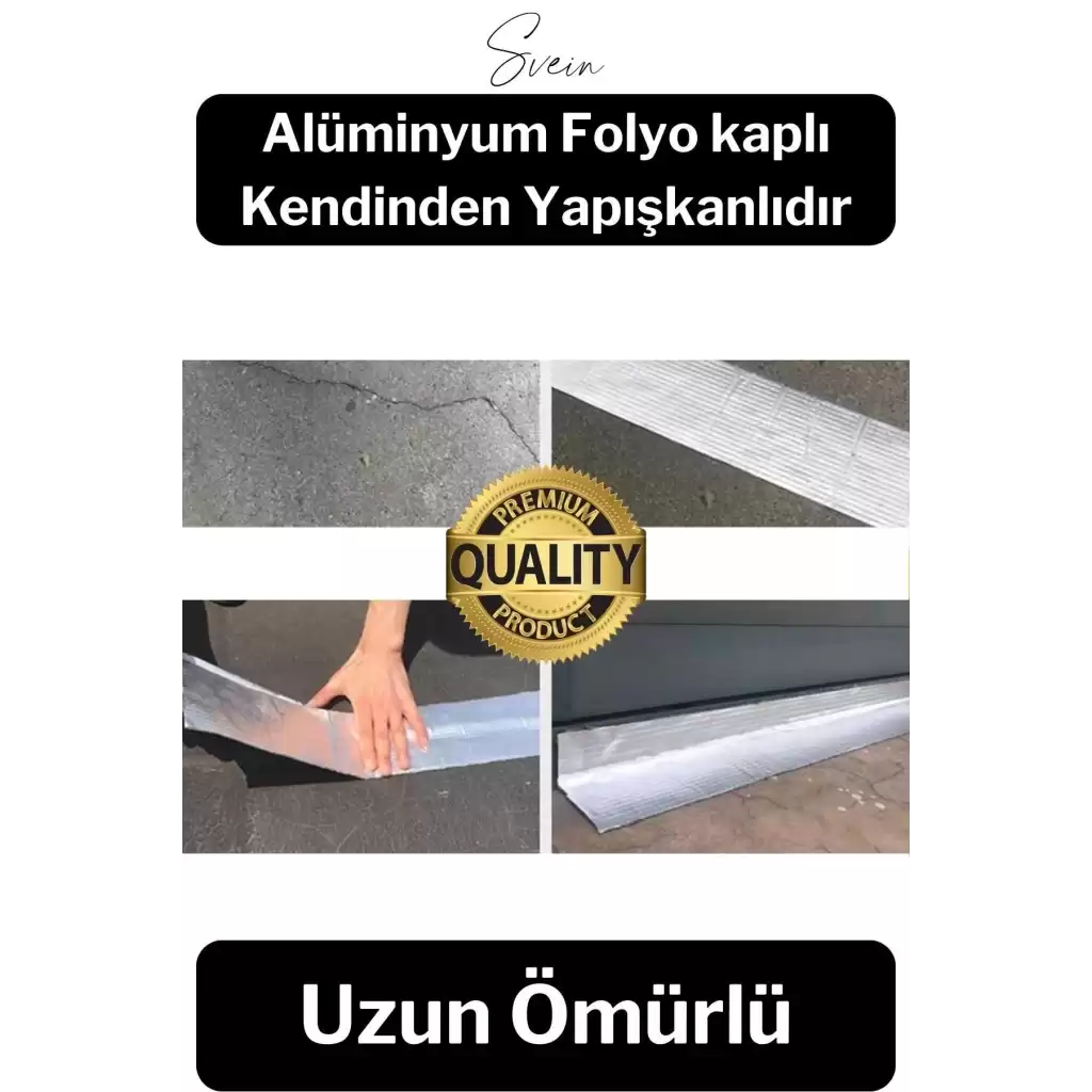 72 mm x 2 mt Su Geçirmez Sızdırmaz Çatı Boru Dayanıklı Çamur Sakız Bant Alüminyum Tamir Bandı