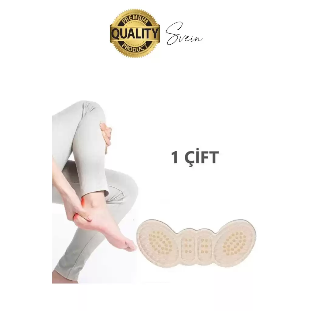 Yumuşak Kaymaz Ayakkabı Topuk Vurma Önleyici Pad 4 mm Konforlu Yara Yapmaz Rahat Spor Ped Sünger
