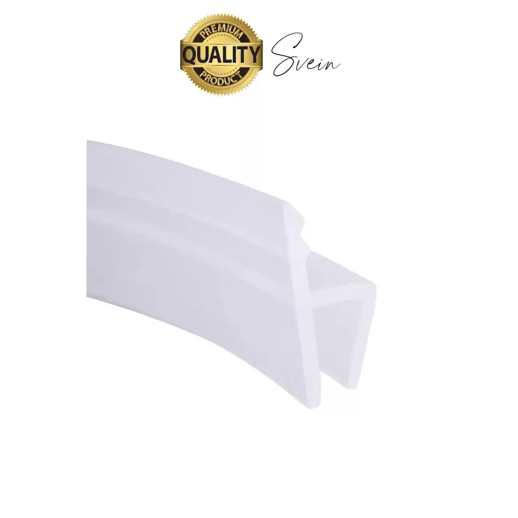 Premium 1.2 cm x 1 mt Cam Silikon Şeffaf Kapı Pencere Kenar Koruyucu Ses Soğuk Geçirmez İzolasyon