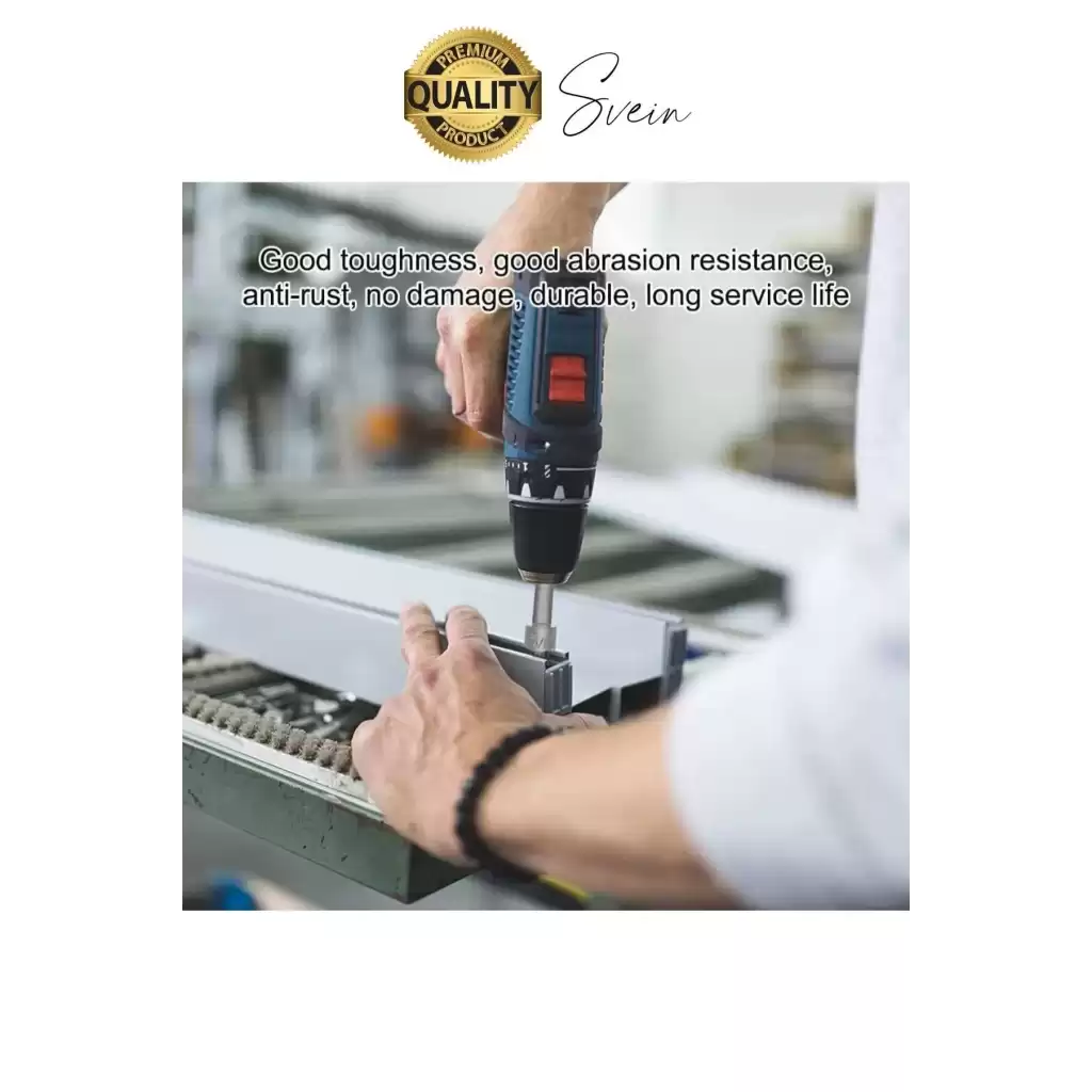 Premium 9 Parça Dayanıklı Somun Sökücü Sıkma Bits Lokma Seti Adaptör Matkap Ucu Altıgen Vidalama