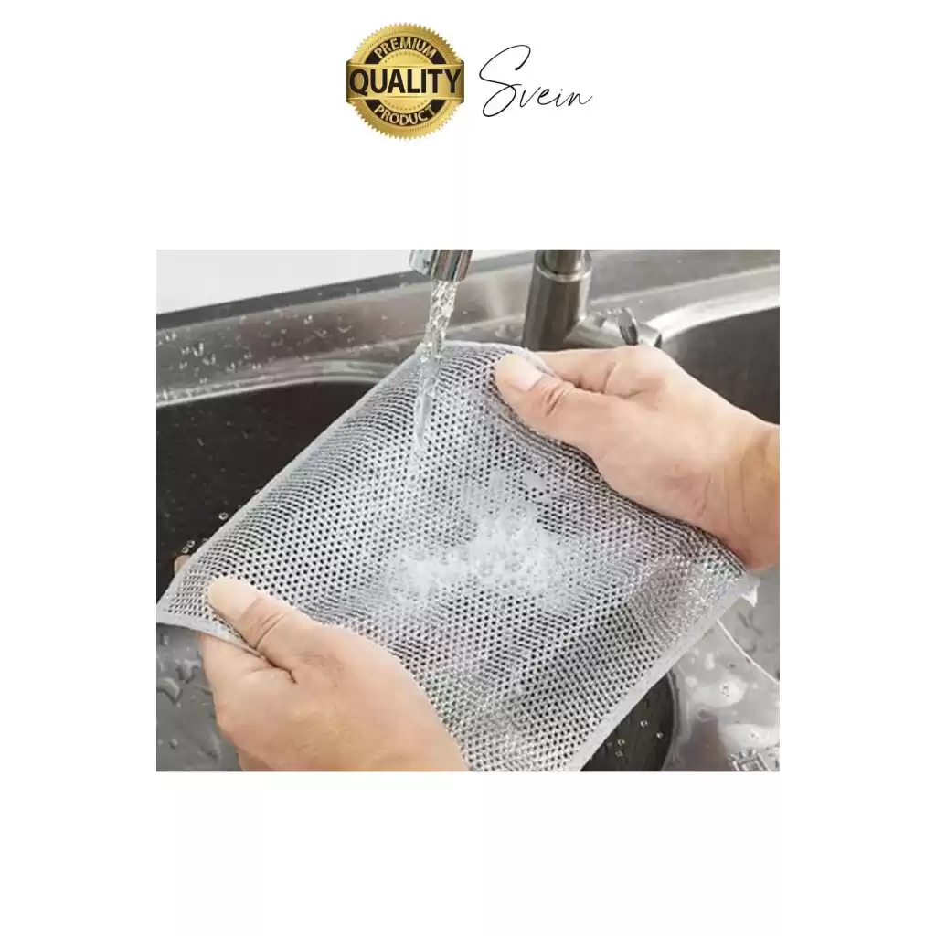 Çok Fonksiyonlu Tencere Tava Ovma Bezi Çizmez Tel Bulaşık Pas Silebilen Kolay Durulama Kopmaz