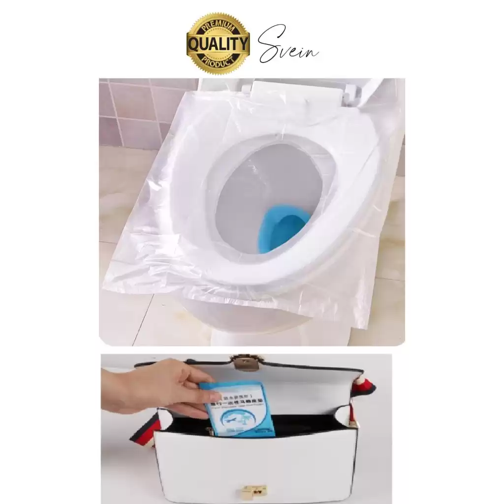 50 Adet Pratik Hijyenik Tek Kullanımlık Klozet Kapağı Pedi Örtüsü Yeni Sezon Koruyucu Kirletmez