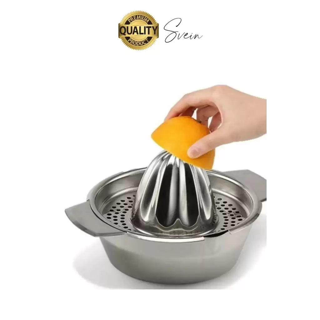 Paslanmaz Çelik Limon ve Nar Sıkacağı Narenciye Mutfak El Aleti Pratik Sıkacak Yıkanabilir Hijyenik