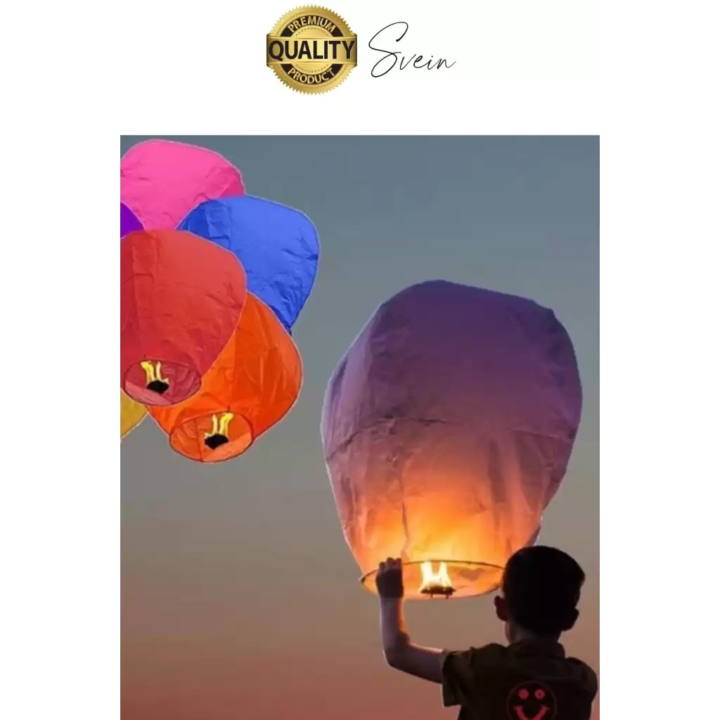 3 Adet Dilek Feneri Balonu Gece Ateş Gökyüzü Işığı Uçurtma Yırtılmaz Kaliteli Düğün Nişan Özel Gün