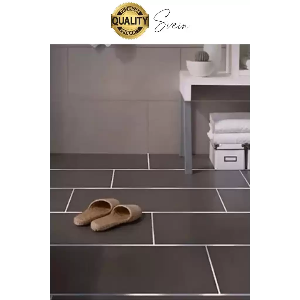 Premium Kendinden Yapışkanlı Gri Gümüş Renk Fayans Derz Arası İzolasyon Bandı Dekoratif Bant 0,5 cm