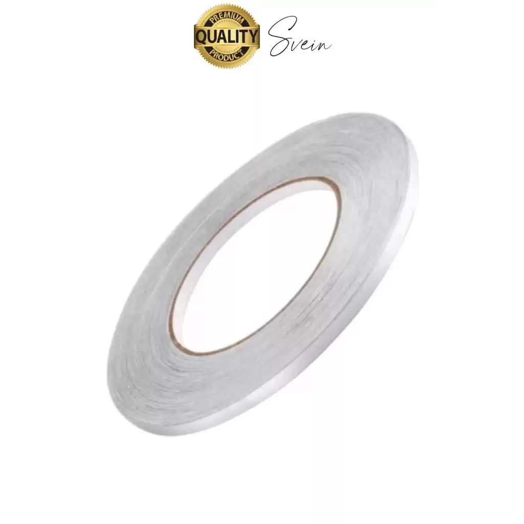 Premium Kendinden Yapışkanlı Gri Gümüş Renk Fayans Derz Arası İzolasyon Bandı Dekoratif Bant 0,5 cm