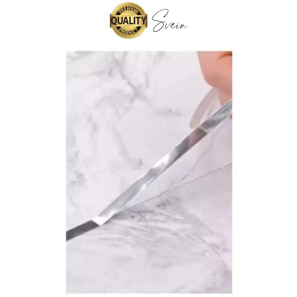 Premium Kendinden Yapışkanlı Gri Gümüş Renk Fayans Derz Arası İzolasyon Bandı Dekoratif Bant 0,5 cm