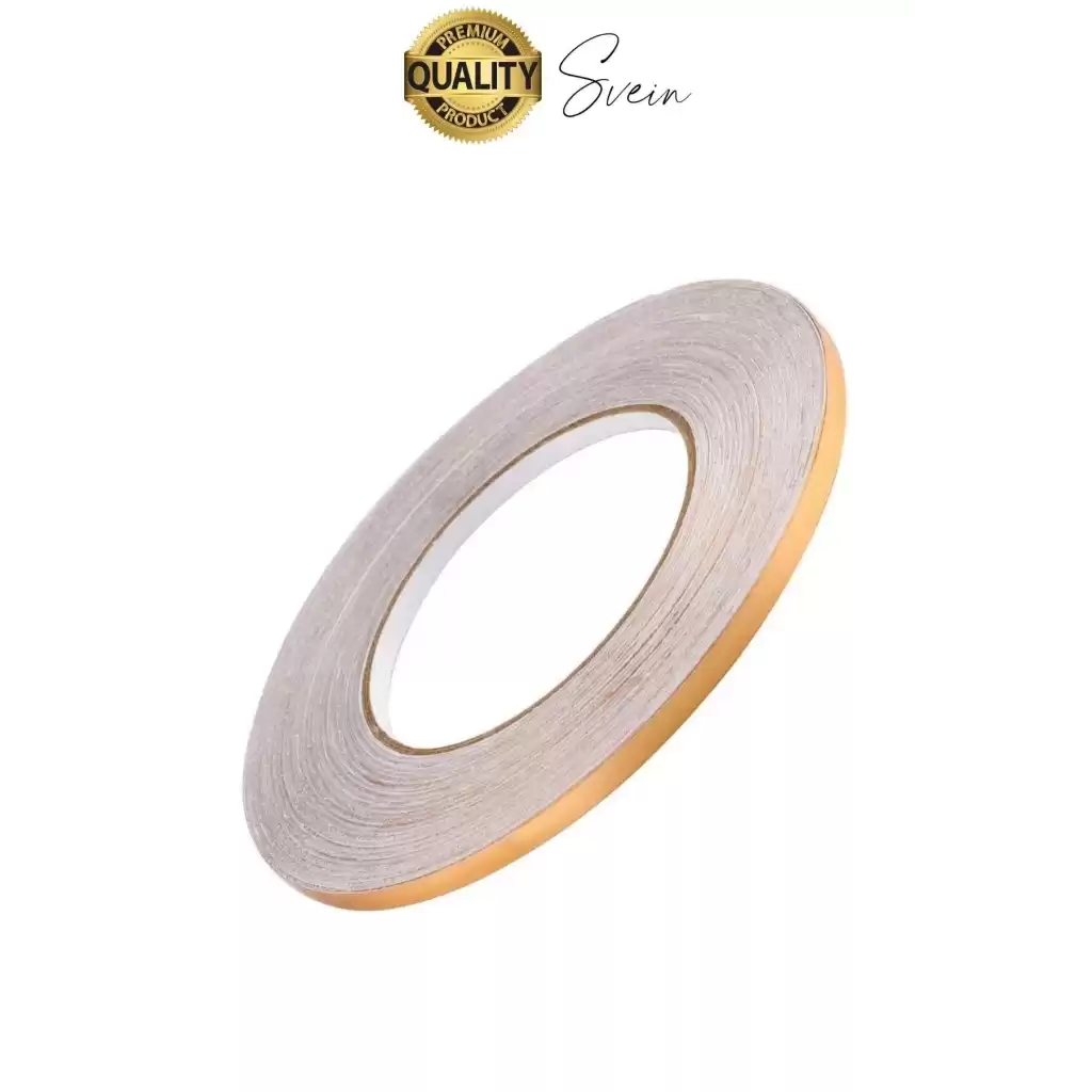 Premium Kendinden Yapışkanlı Gold Sarı Renk Fayans Derz Arası İzolasyon Bandı Dekoratif Bant 0,5 cm