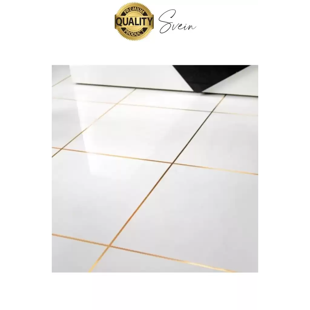 Premium Kendinden Yapışkanlı Gold Sarı Renk Fayans Derz Arası İzolasyon Bandı Dekoratif Bant 0,5 cm