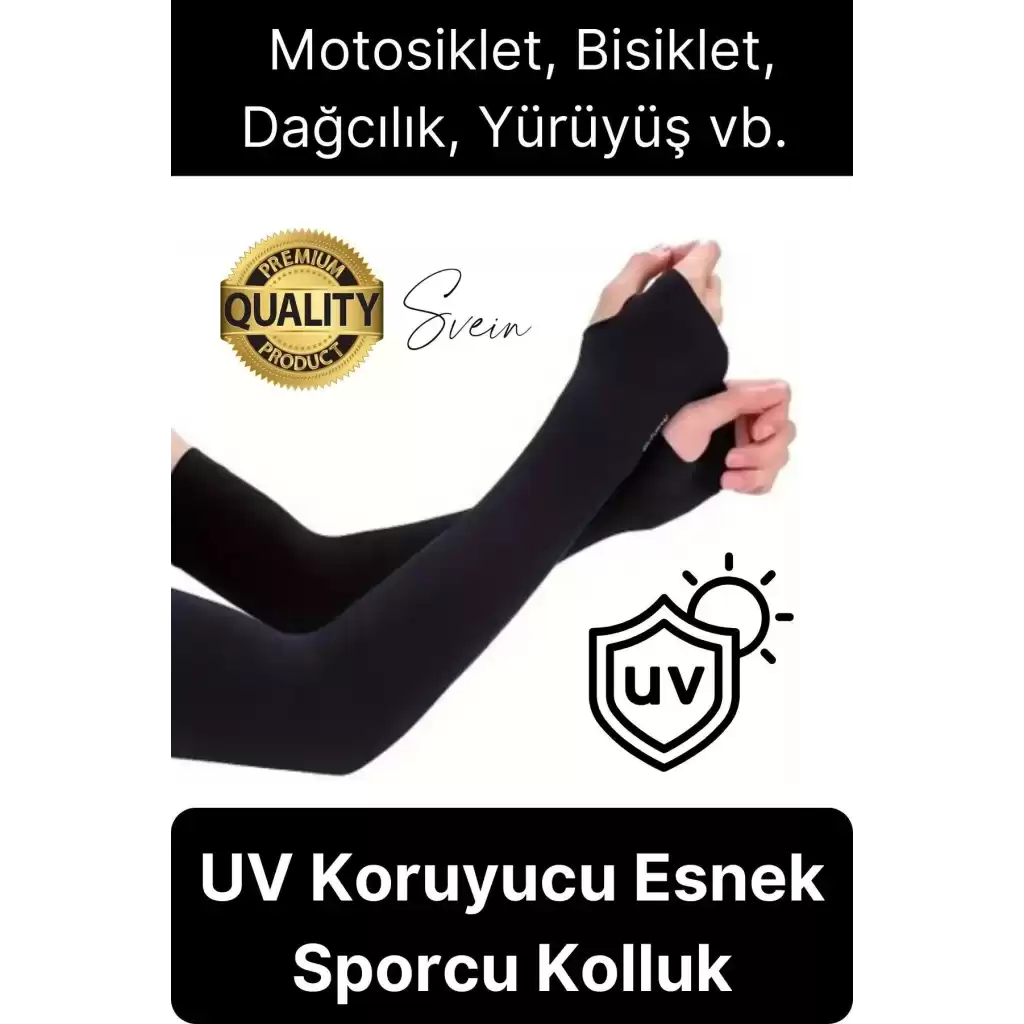 Spor Esnek Uzun Kol Anti UV Güneş Koruyucu Kol Kılıfı Bisiklet Motosiklet Koşu Kolluk Tesettür