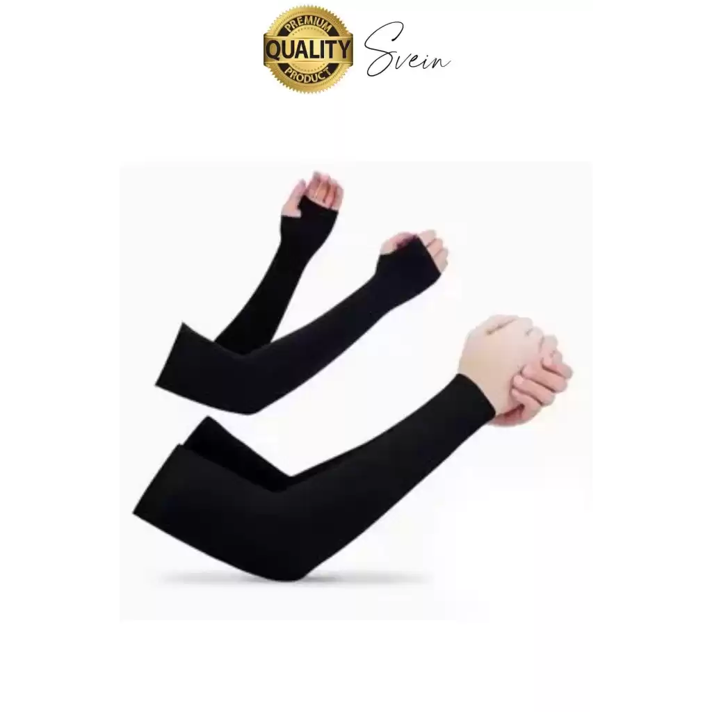 Spor Esnek Uzun Kol Anti UV Güneş Koruyucu Kol Kılıfı Bisiklet Motosiklet Koşu Kolluk Tesettür