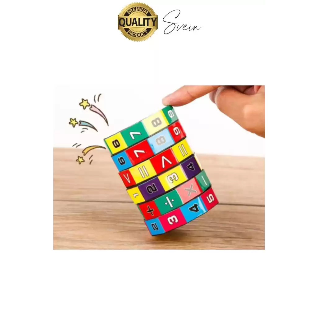 Özel Üretim Eğlenceli Toplama Çıkarma Çarpma Bölme Matematik Eğitici Küp Oyuncağı Zeka Geliştiren